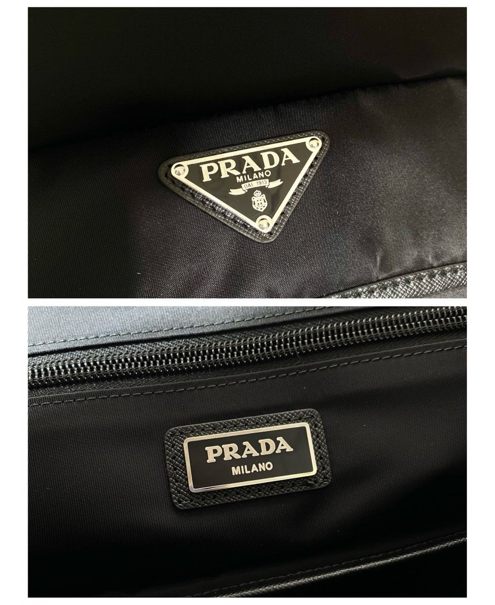 PRADA Re-Nylon and Saffiano leather backpack
