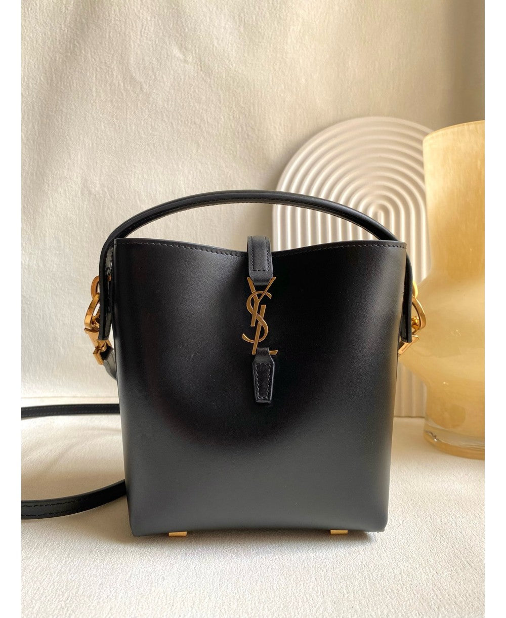 SAINT LAURENT LE 37 MINI IN SHINY LEATHER